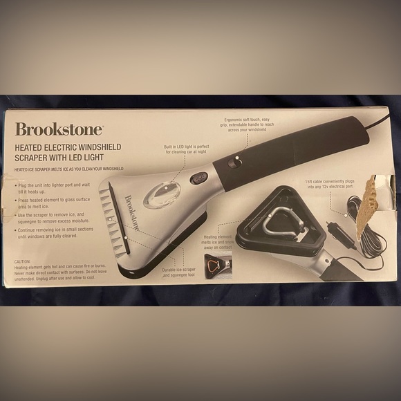 Brookstone Other Nib Brookstone Heated Electric Windshield Scraper
